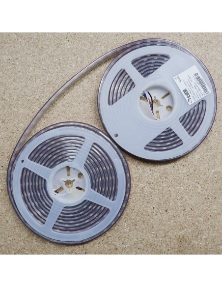 IP67 10m RGBW Cool White LED Strip 24V-14.4W/m