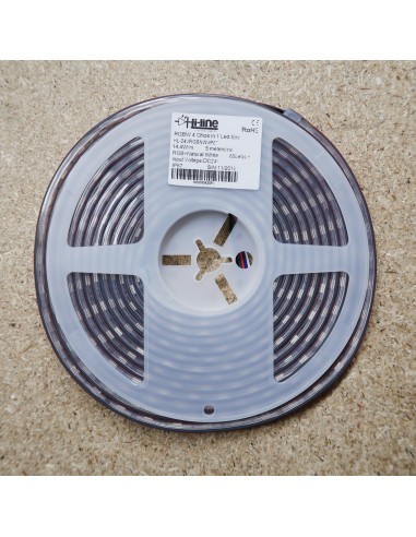 RGBW LED Strip (RGB+NW) 24V-14.4W/m- IP67-CRI80-SMD5050