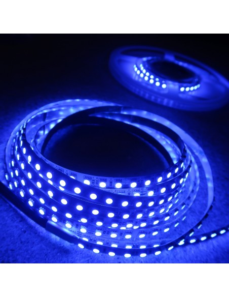 High Density RGB LED strip 24V 14.4W/m 120 x SMD4040 / meter - IP00 - 5m roll