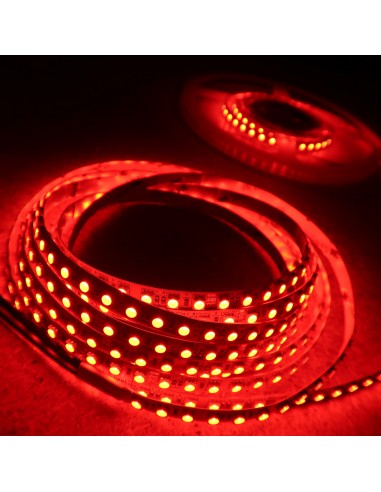 High Density RGB LED strip 24V 28.8W/m 120 x SMD4040 / meter - IP00 - 5m roll
