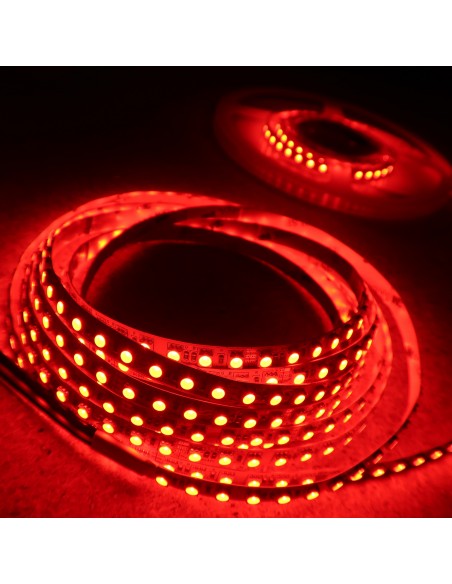 High Density RGB LED strip 24V 14.4W/m 120 x SMD4040 / meter - IP00 - 5m roll