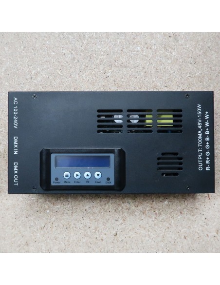 DMX 512 RGBW 4 Channels LED controller 700mA 150 Watt