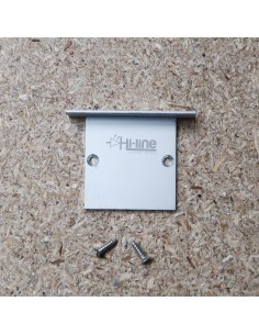 Geschlossene Endkappe aus Aluminium für HL-4938WN31 (LED-Einbauprofil)