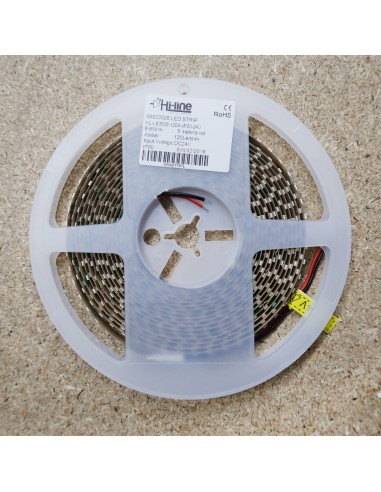 LED-Streifen Bernstein 9,6W/m 24V IP65 SMD3528