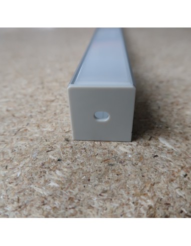 Trimless recessed LED profile extrusion
