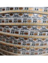 700 LEDs/m 2700K Warm White LED Strip 24V 24 W/m IP00 SMD 2110 CRI90 5m roll