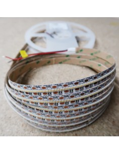 700 LEDs/m 6000K Cool White LED Strip 24V 24 W/m IP00 SMD 2110 CRI90 5m roll