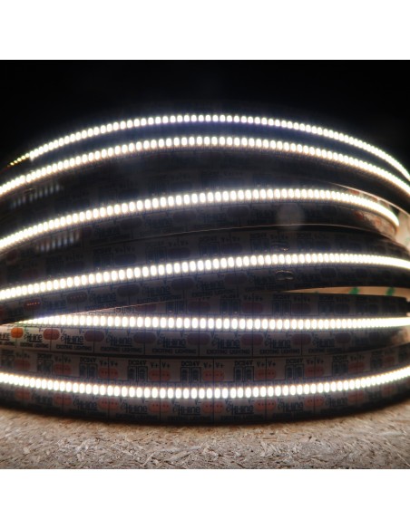 700 LEDs/m 5000K White LED Strip 24V 24 W/m IP00 SMD 2110 CRI90 5m roll