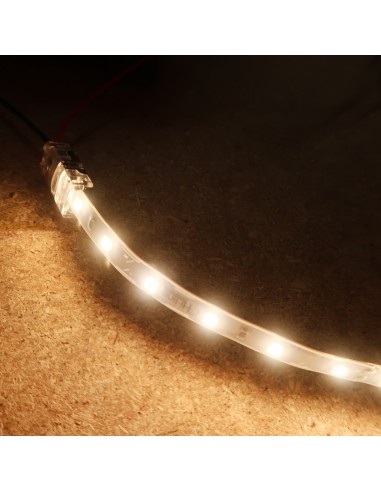 IP65 3000K Warmweißer LED-Streifen 24V-7,2W/m CRI90 5m rolle