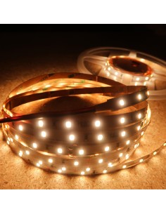 3000K 24V 7.2W/m Warm White LED Strip IP00 CRI90 5m roll 2