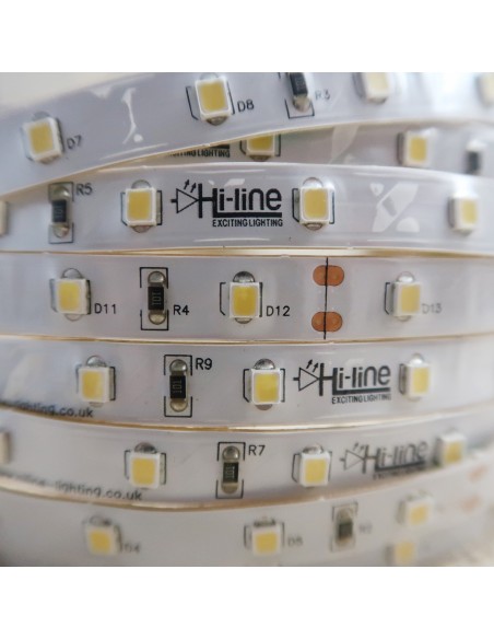 6000K 24V 7.2W/m Warm White LED Strip IP00 CRI90 5m roll