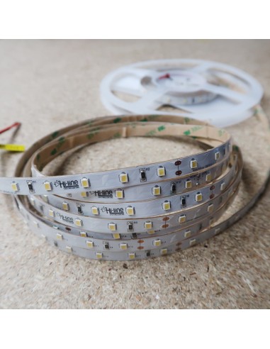 6000K 24V 7.2W/m Warm White LED Strip IP00 CRI90 5m roll