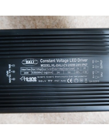DALI LED Driver 24V 240W IP67