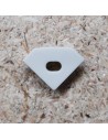 Open End Cap for HL-ALU007MC (Corner Profile Extrusion)