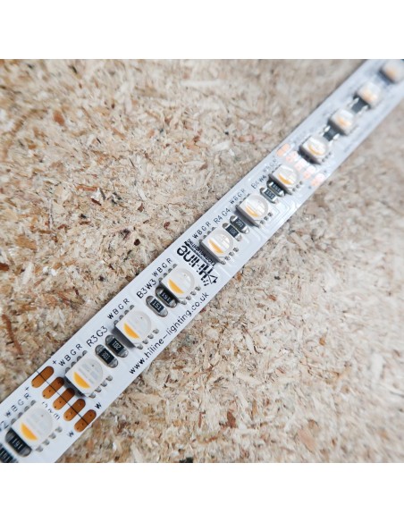 480 LEDs RGBW LED Streifen (96 x RGB+WW/m) 24V-23 W/m- IP00 12mm/3oz PCB-5m Rolle