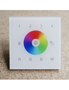 4 zones DMX512 RGB or RGBW LED controller wall mount