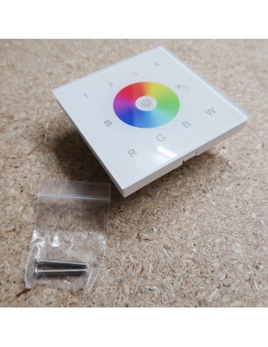 4 zones DMX512 RGB or RGBW LED controller wall mount