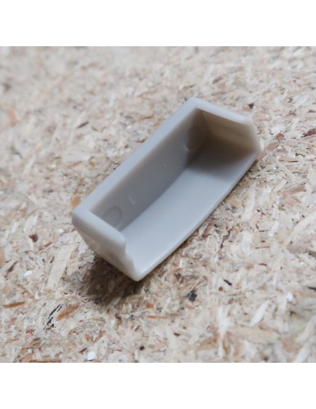 Closed End Cap for HL-ALU002-B1 (Bendable LED profile extrusion)