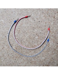 Pair of 2 wires with pins for Osram LED edge module