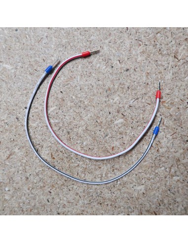 Pair of 2 wires with pins for Osram LED edge module