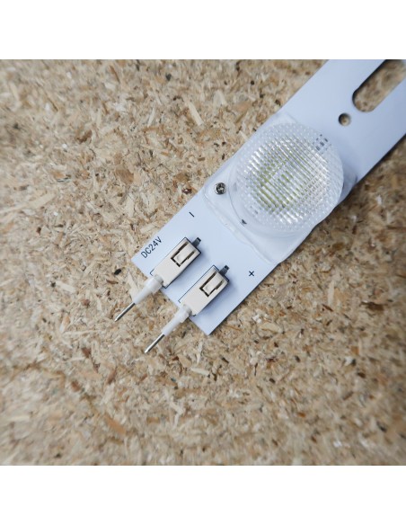 Pair of 2 pins for Osram LED edge module seamless connection