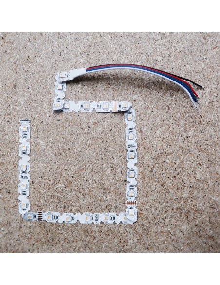 Bendable RGBW LED strip
