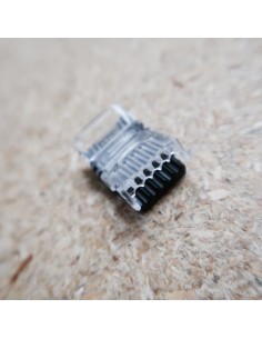 Strip to wire connector for high density 12mm IP00 single colour LED strips