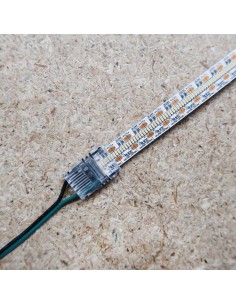Strip to wire connector for high density 12mm IP00 single colour LED strips 2