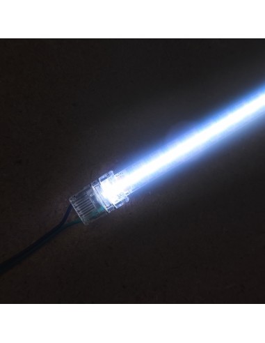 Strip-to-Wire-Steckverbinder für einfarbige 12-mm-IP00-LED-Streifen mit hoher Dichte