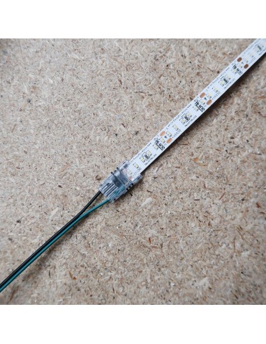 Strip-to-Wire-Steckverbinder für einfarbige 10-mm-IP00-LED-Streifen mit hoher Dichte