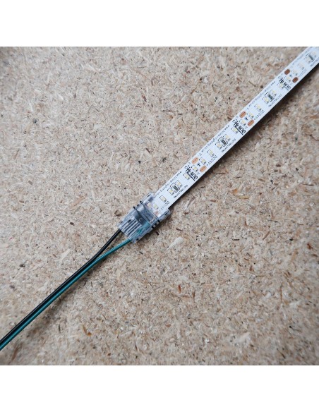 Strip-to-Wire-Steckverbinder für einfarbige 10-mm-IP00-LED-Streifen mit hoher Dichte