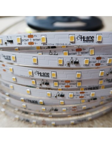 30m rolle kühle weiße 6000K cri 90 LED-Streifen 24V 4,8 w/m 115 lm/w IP00