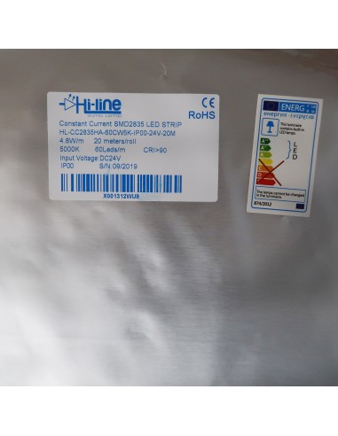 20m rolle weiss 5000K cri 90 LED-Streifen 24V 4,8 w/m 115 lm/w IP00