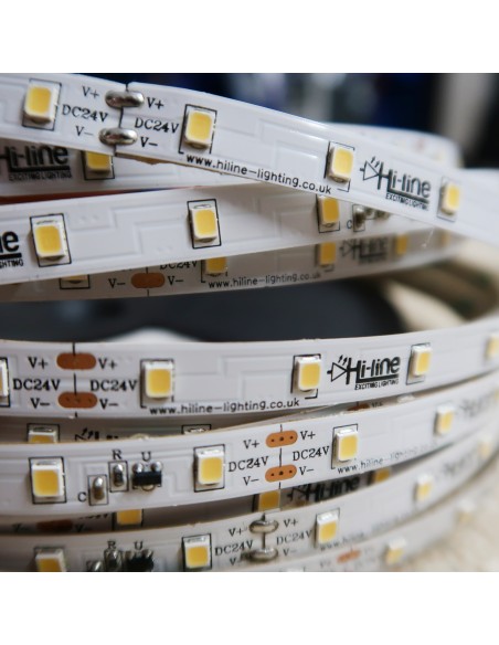 20m rolle kühle weiße 6000K cri 90 LED-Streifen 24V 4,8 w/m 115 lm/w IP00