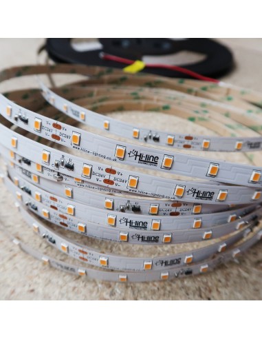 20m roll warm White 3000K cri 90 LED Strip 24V 4.8w/m 115 lm/watt IP00