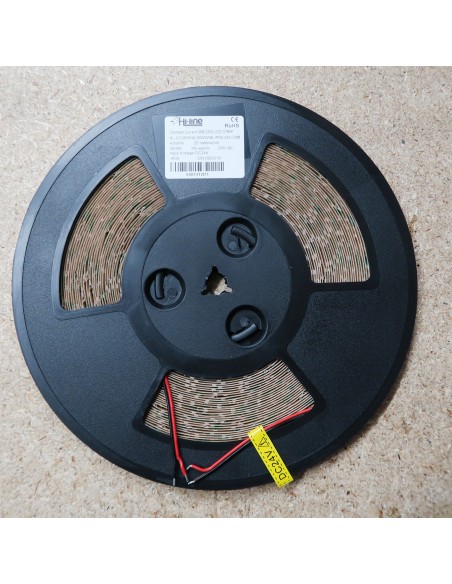 20m rolle warmweißer 3000K cri 90 LED-Streifen 24V 4,8 w/m 115 lm/w IP00