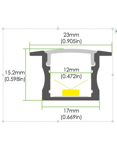 kitchen cabinet aluminium profile extrusion 25mm