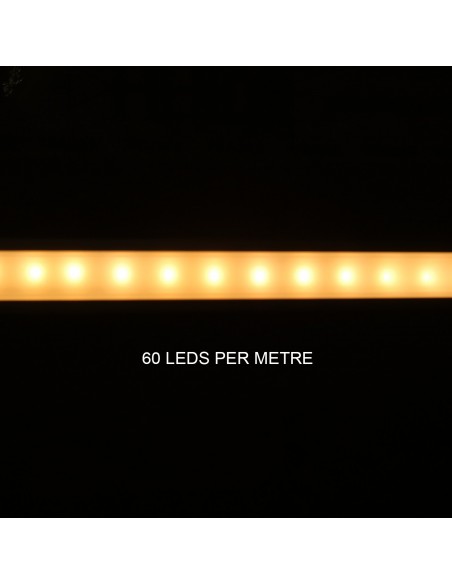 Recessed LED profile extrusion 25 x 15mm