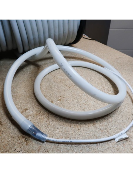 Cool White Circular 360° LED Neon Flex 24V 10 w/m IP65/68 18mm (Sold Per Metre)