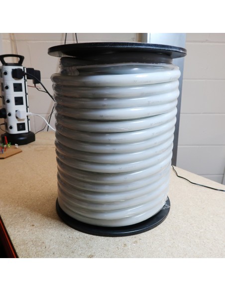 Cool White Circular 360° LED Neon Flex 24V 10 w/m IP65/68 18mm (Sold Per Metre)