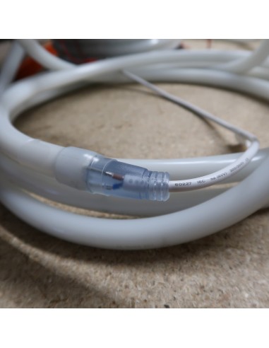 Cool White Circular 360° LED Neon Flex 24V 10 w/m IP65/68 18mm (Sold Per Metre)