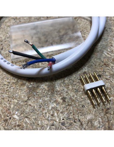 Power connector kit for RGB Circular LED Neon Flex (360 degrees)
