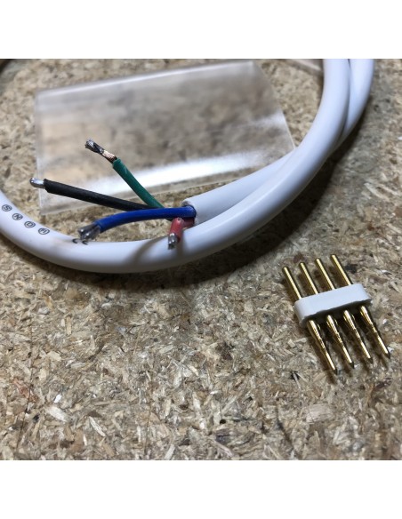 Power connector kit for RGB Circular LED Neon Flex (360 degrees)