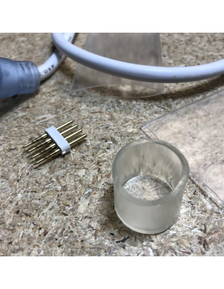Power connector kit for RGB Circular LED Neon Flex (360 degrees)