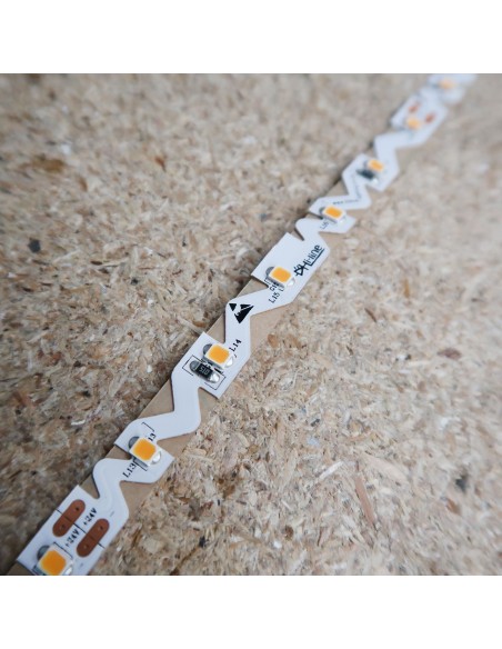 Bendable Warm White LED Strip CRI 90 plus 24V 14.4W/m IP00 5m roll