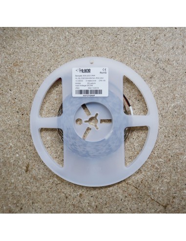 Bendable Cool White LED Strip CRI 90 plus 24V 14.4W/m IP00 5m roll