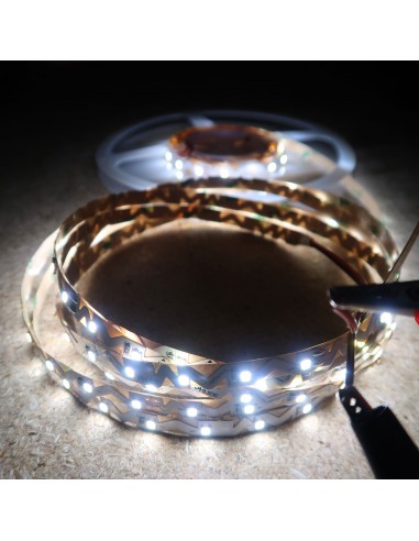 Beigbare 6000K LED-Streifen 24V 14,4W/m CRI90 IP00, 5m rolle