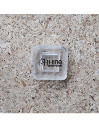 IP67 surface mount LED profile extrusion with milky cover 2m length (17x17mm)