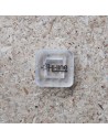 IP67 surface mount LED profile extrusion with milky cover 2m length (17x17mm)
