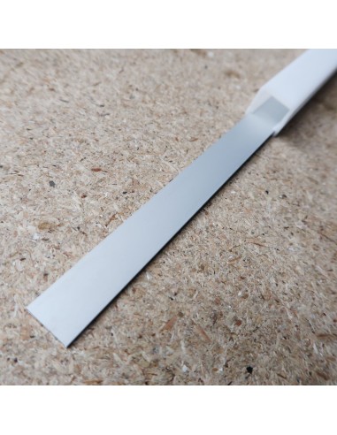 IP67 surface mount LED profile extrusion with milky cover 2m length (17x17mm)